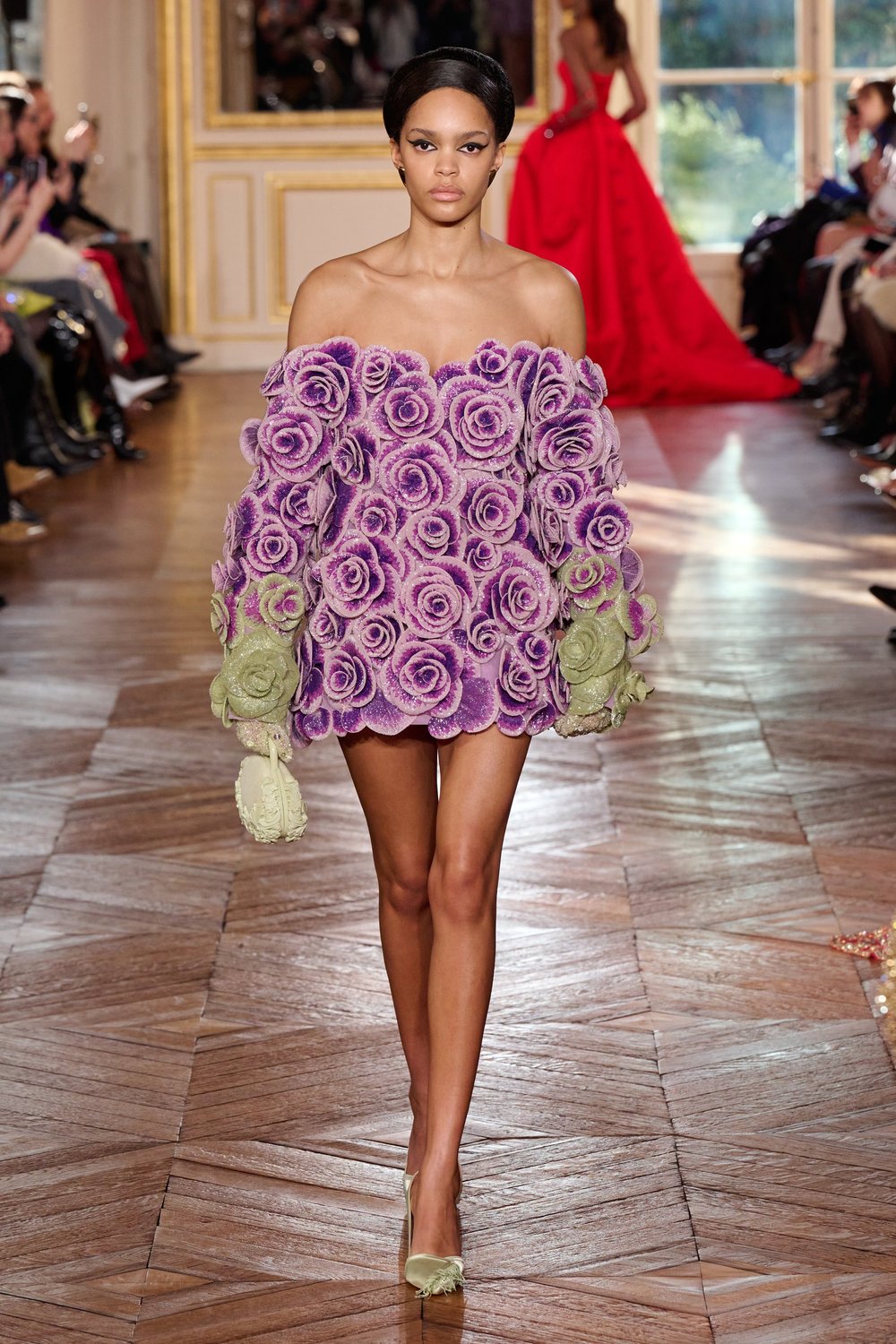 georges hobeika purple dress LOOK 24  Georges Hobeika