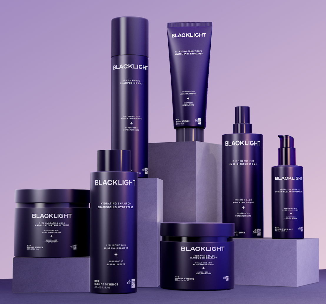 Oligo Professionnel Launches Blacklight Blonde Science, A Product Line For All Hair Types