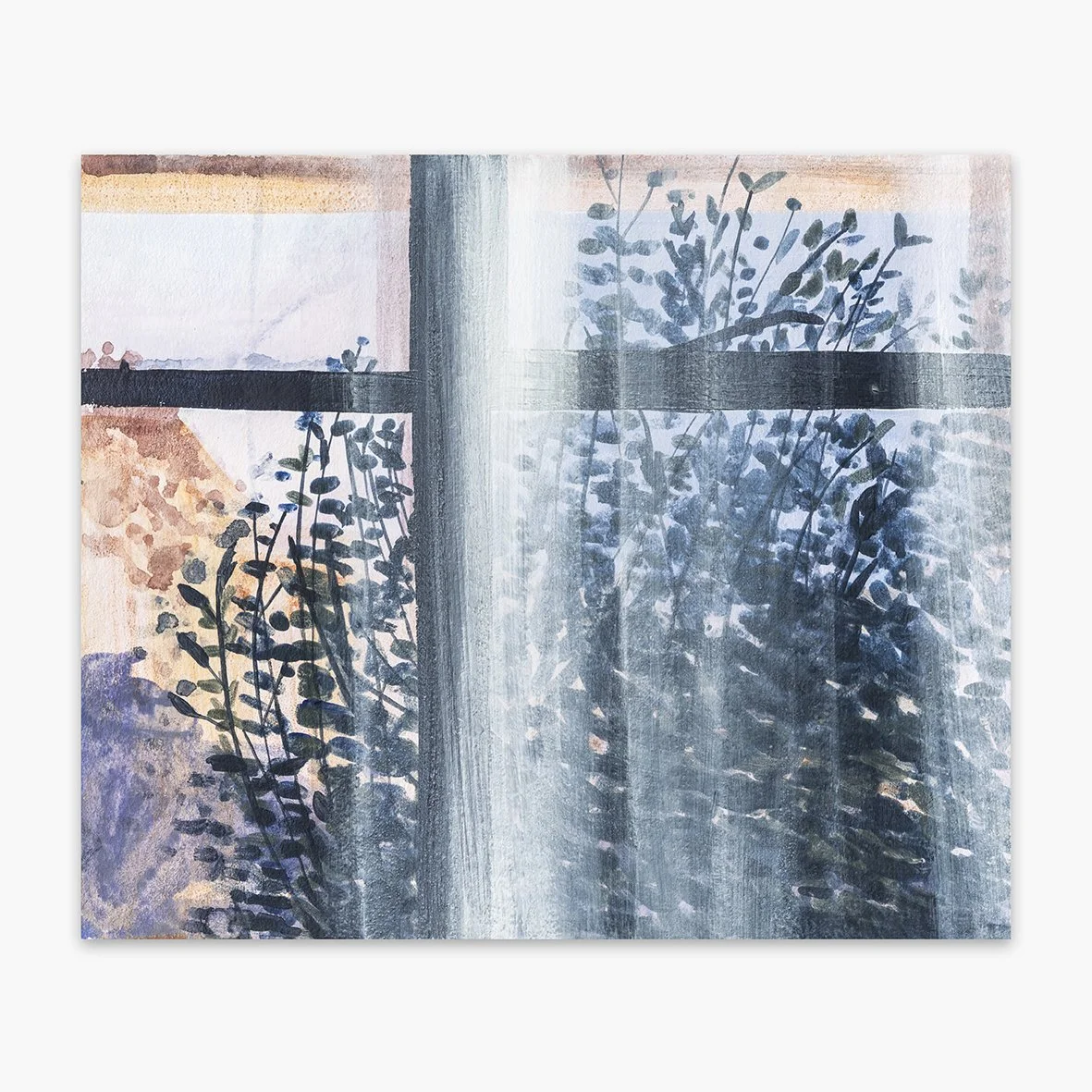 Sun room window, late afternoon