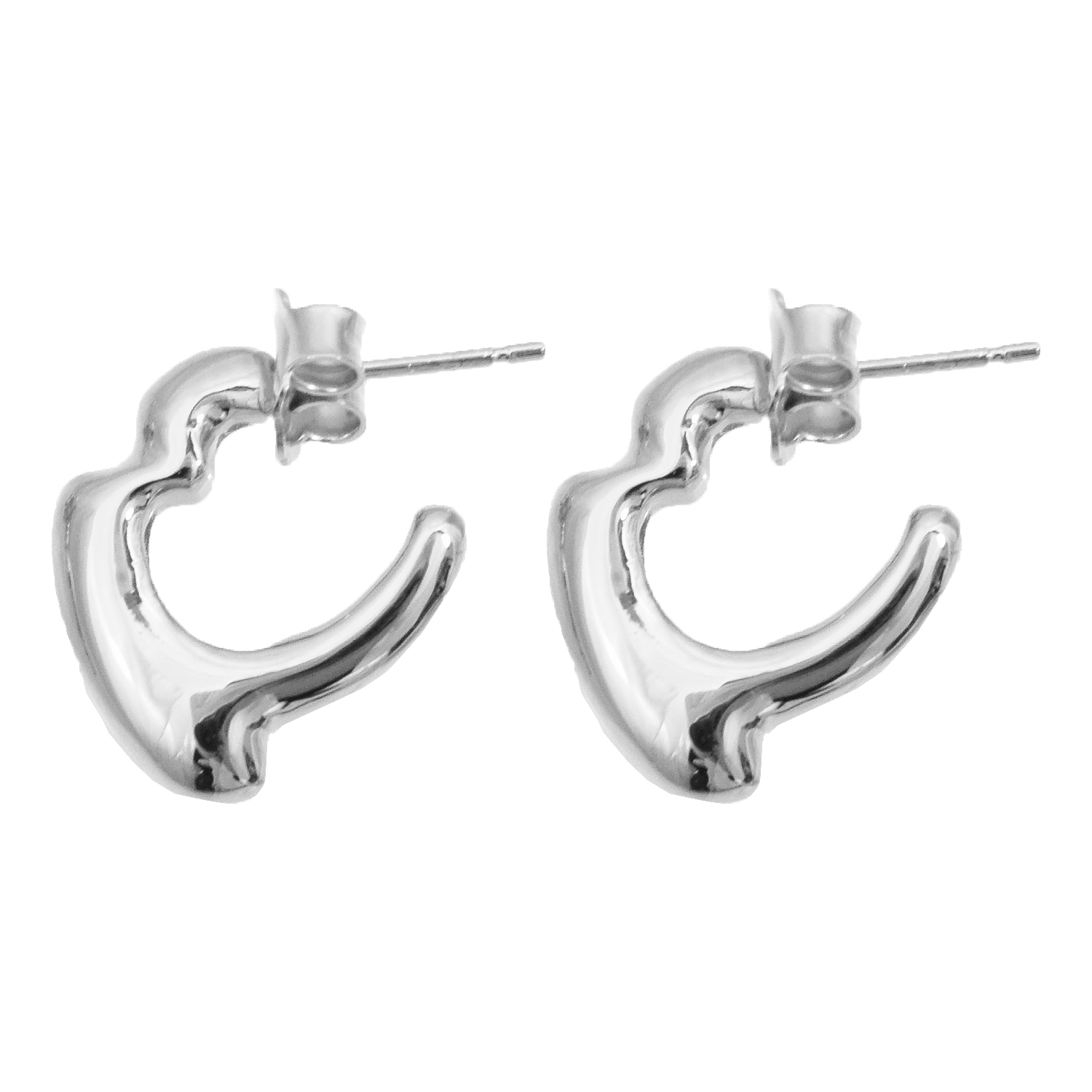 Felice Dahl Scandi Jewellery Första Earrings Silver