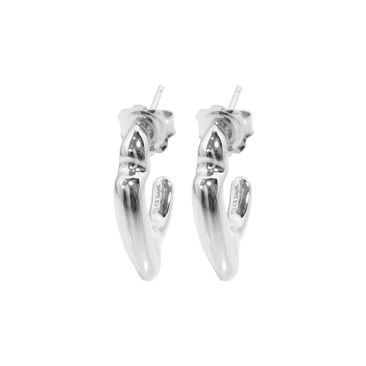 Felice Dahl Scandi Jewellery Första Earrings Silver