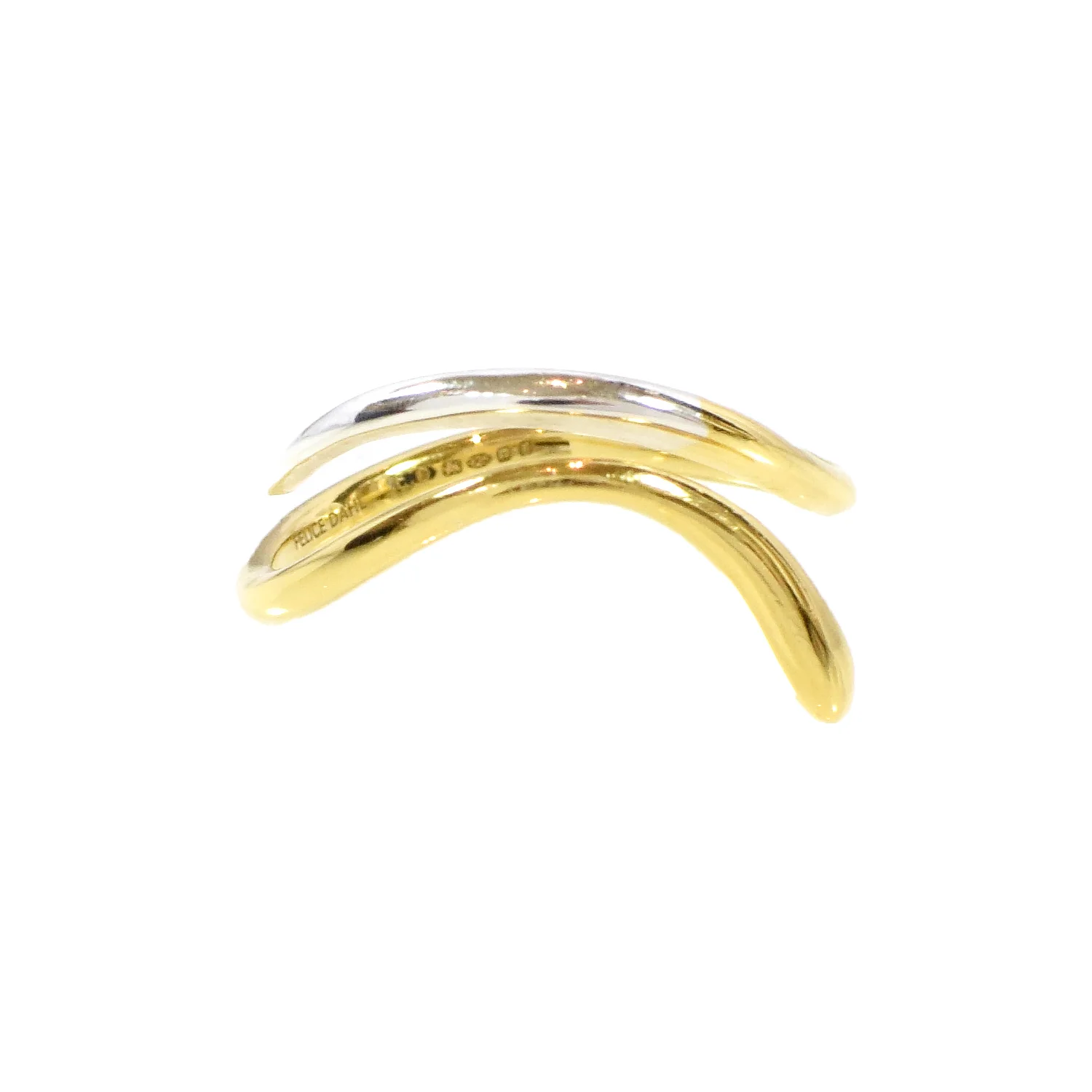 Felice Dahl Scandi Jewellery Ljus Ring in Gold and Silver