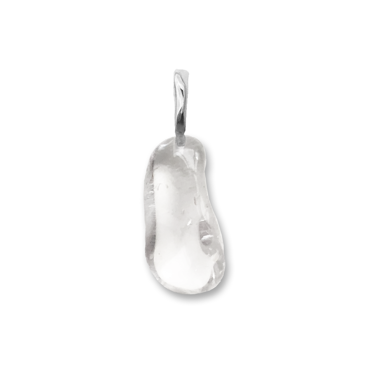 FELICE DAHL VALKYRIA STONE DROP QUARTZ CLEAR SILVER