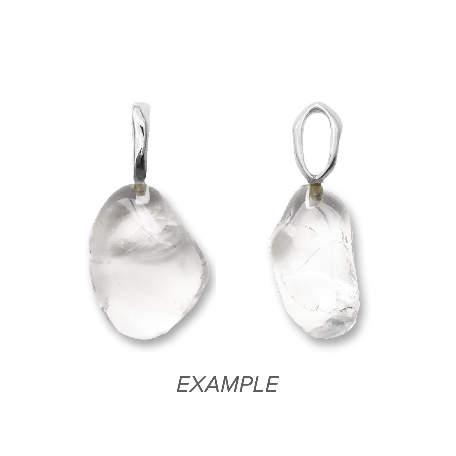 FELICE DAHL VALKYRIA STONE DROP SILVER