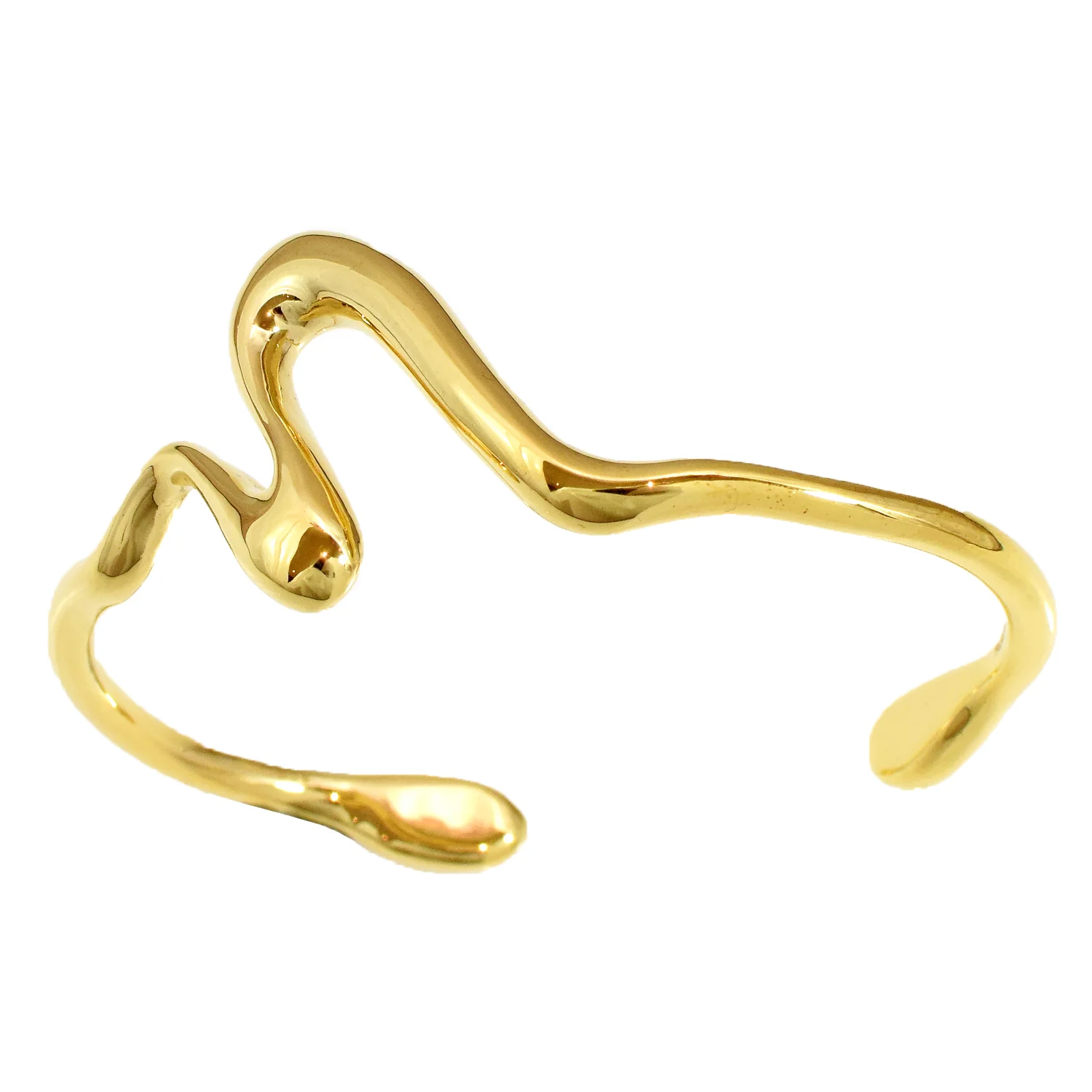 Felice Dahl Första Cuff Bracelet in Gold Vermeil