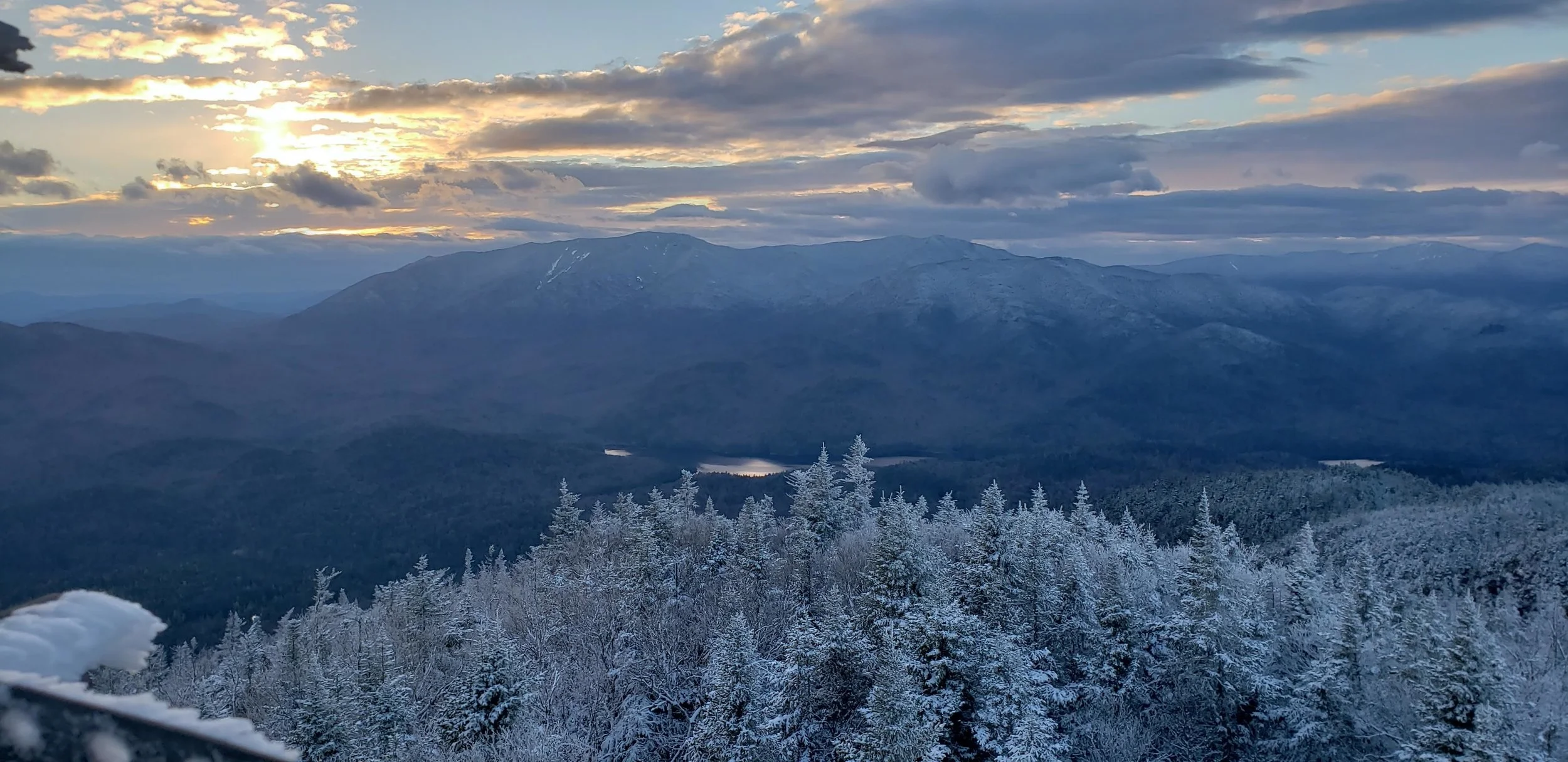 View from the Mt Adams fire tower