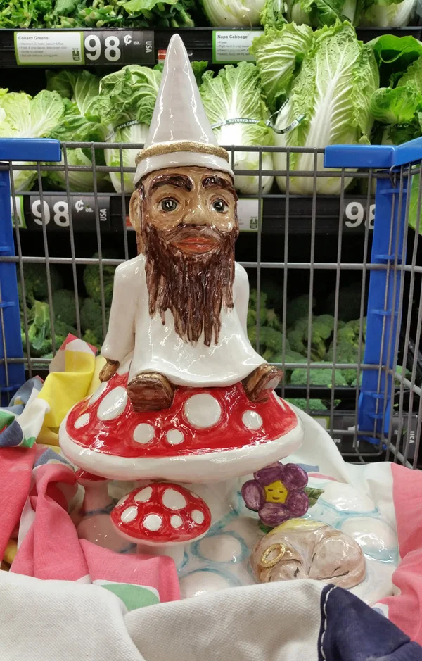Jesus Gnome says, “eat your vegetables.”
