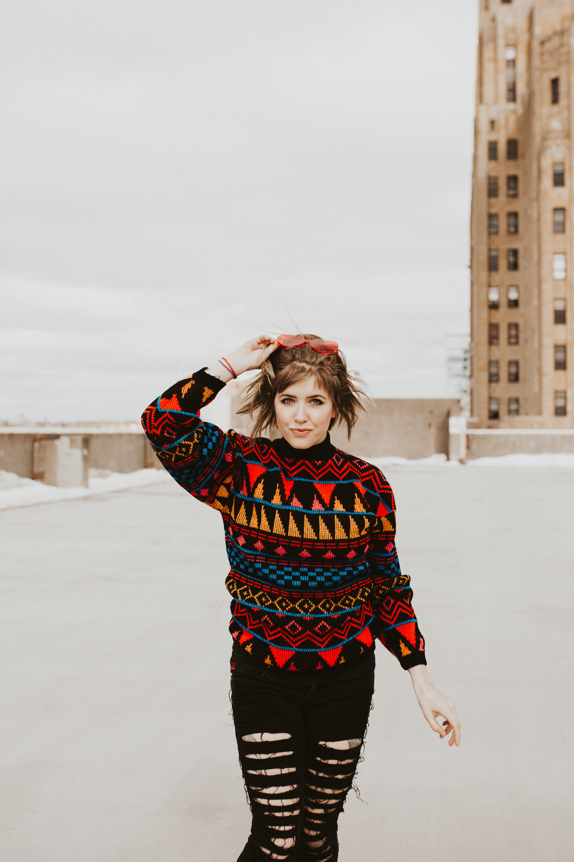 Parking Garage Buffalo Maternity Photography-1009.jpg