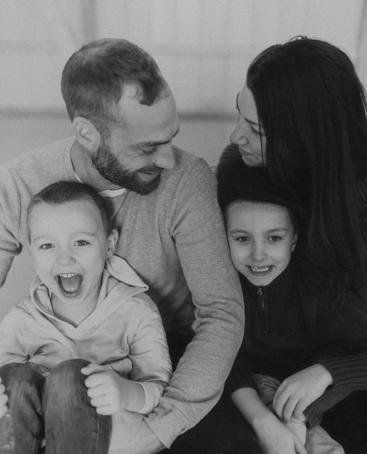 I&rsquo;m always the one documenting other people&rsquo;s families, and sometimes I forget that mine deserves to be held onto too. ⁠
Seeing us frozen in time like this&hellip; it feels really special.⁠
These little faces, this man I built a life with