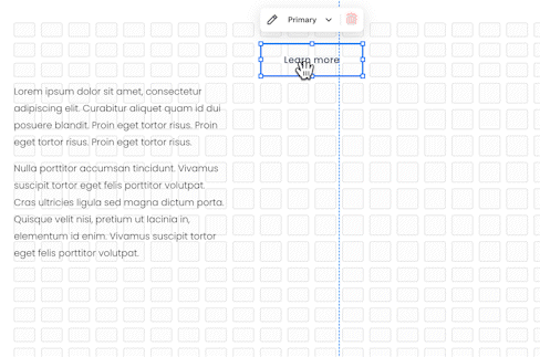 Gif showing how uneven rows makes drag and drop confusing