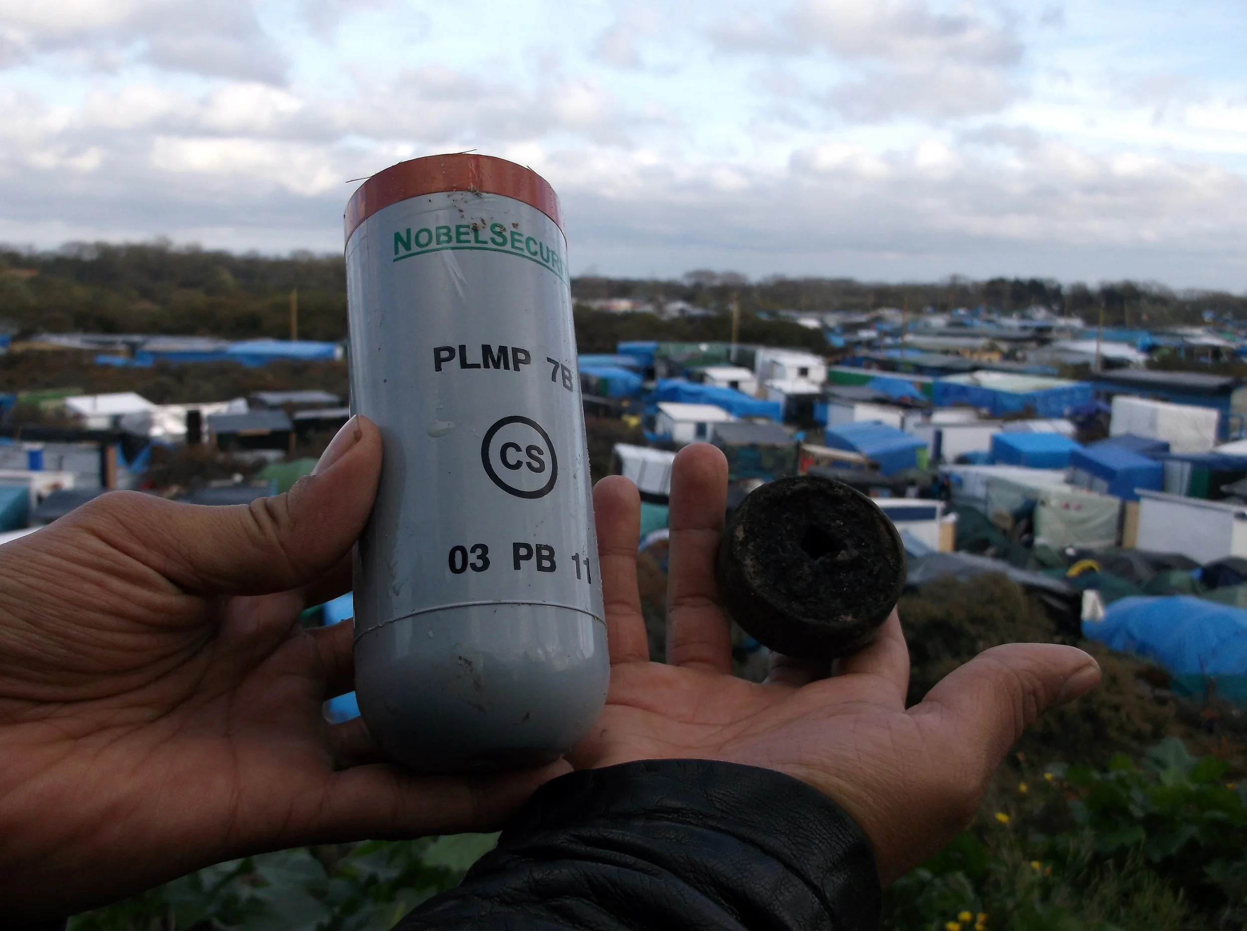 " Tear gas. Why? "