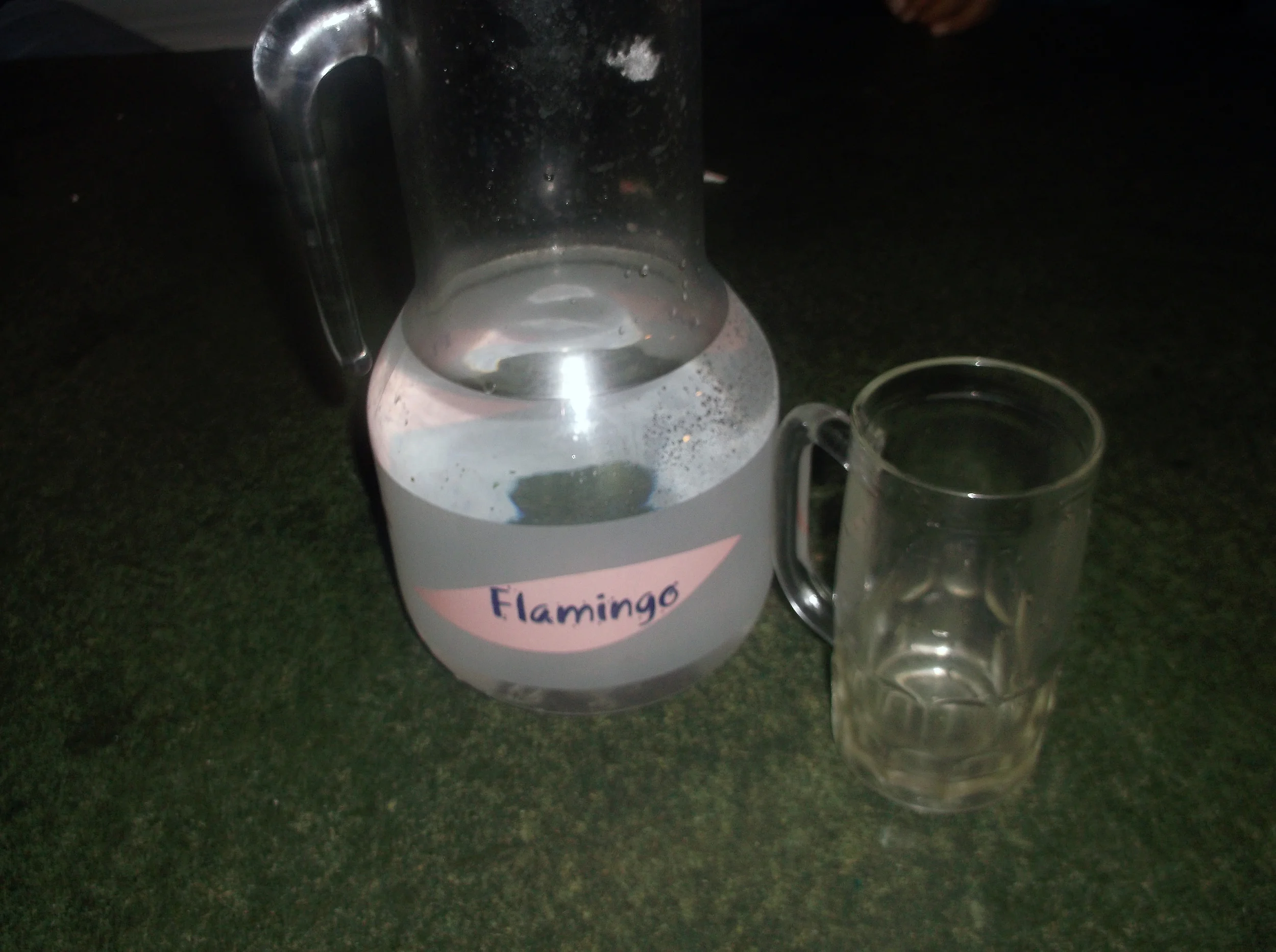 " This water is trapped in the jug, it reminds me of the women in Africa, Sudan in particular ."