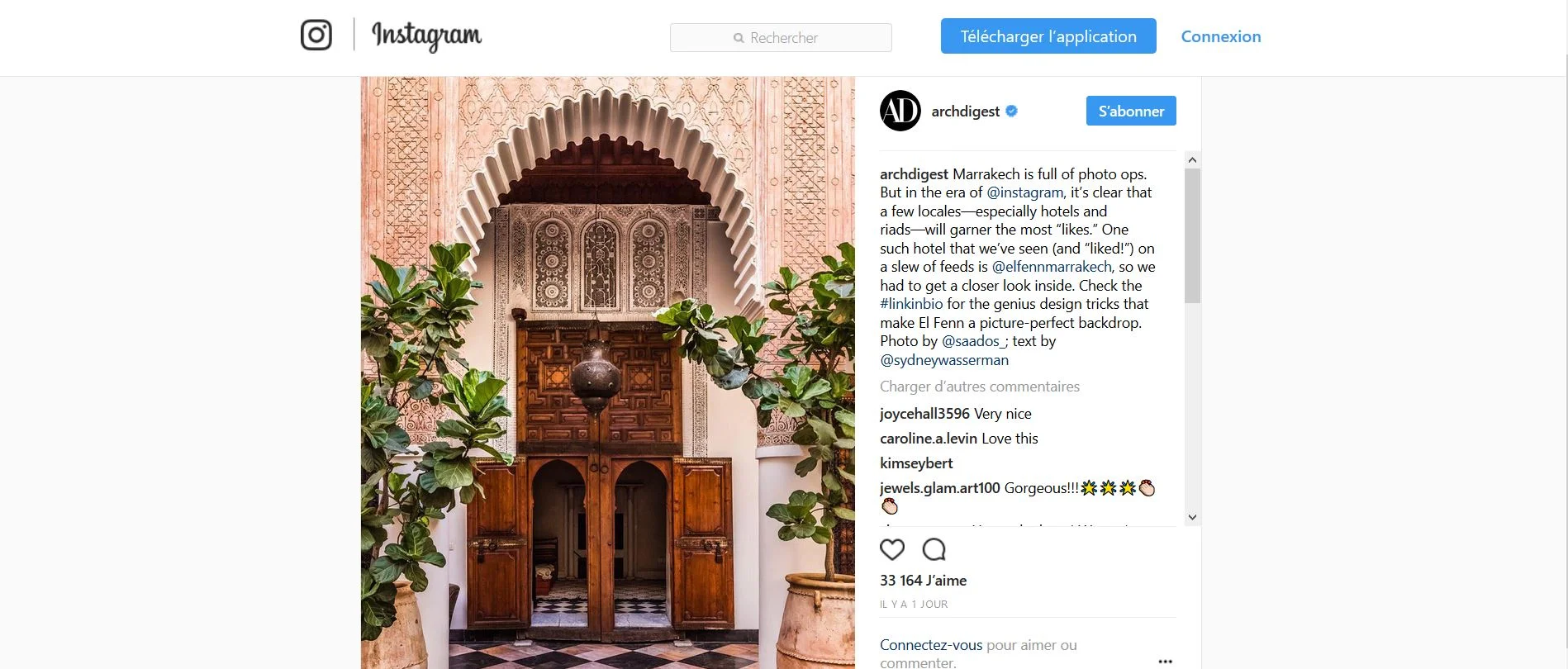 Architectural digest (instagram)