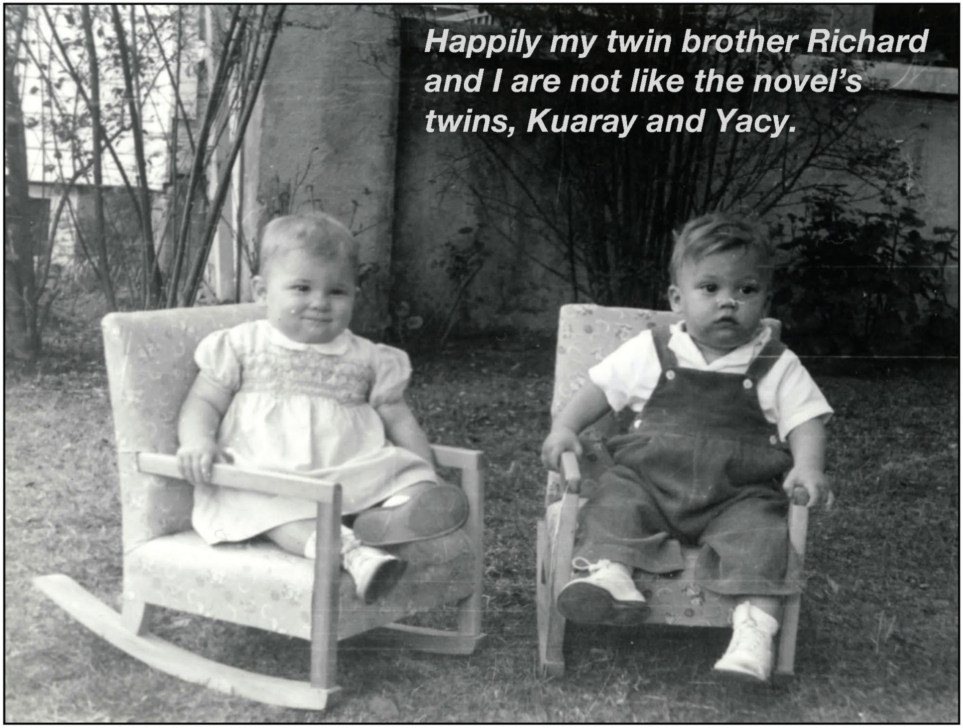 Margaret Panofsky, author of The Last Shade Tree, and twin brother Richard