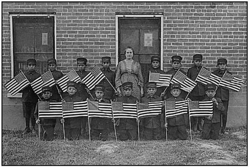 Enforced patriotism at an Indian residential boarding school