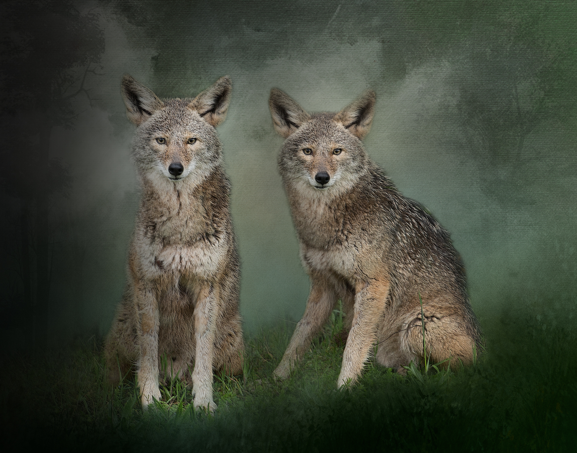 Watchful Coyotes