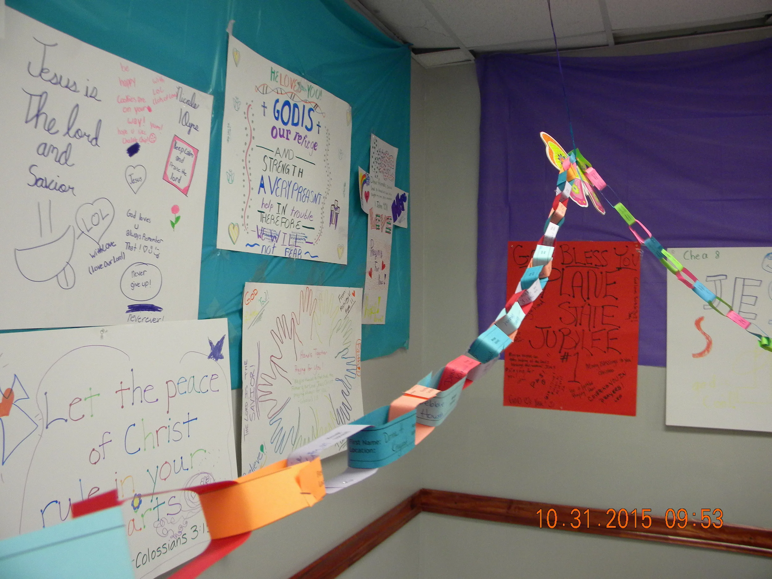 Prayer Chain and posters
