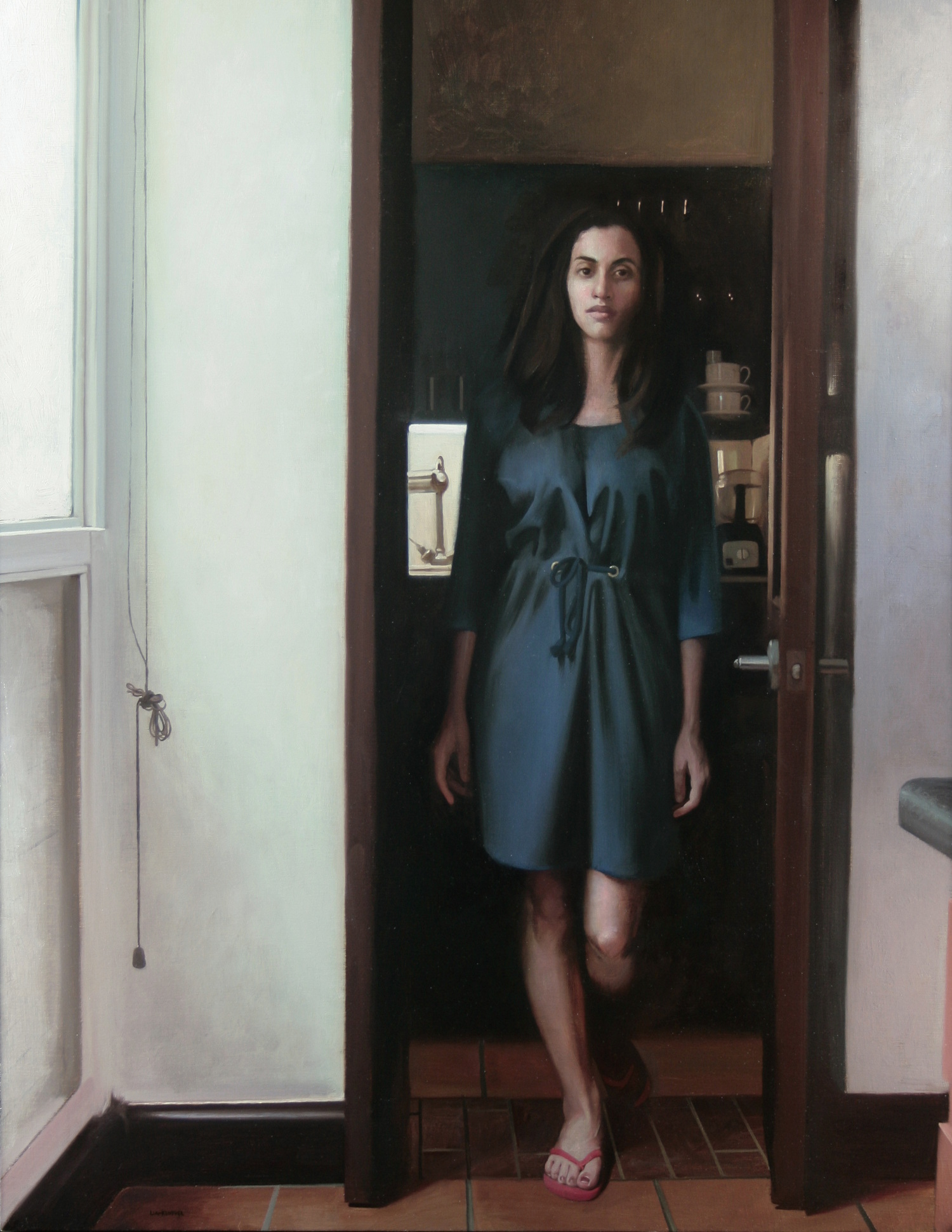   Threshold , 2011, Oil on linen, 36 x 28 inches, Private collection 