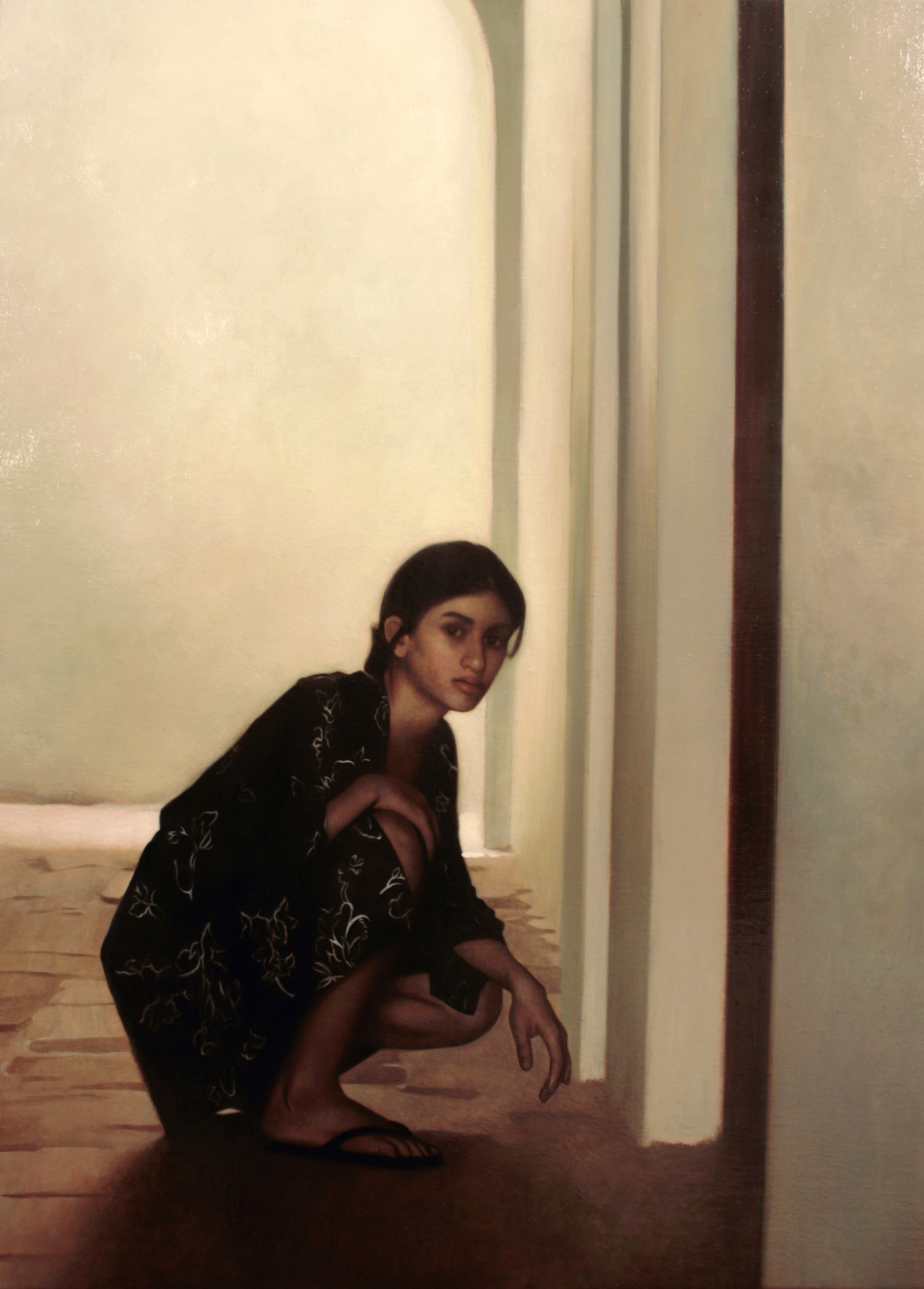   Passage , 2009, Oil on linen, 30 x 22 inches, Private collection 