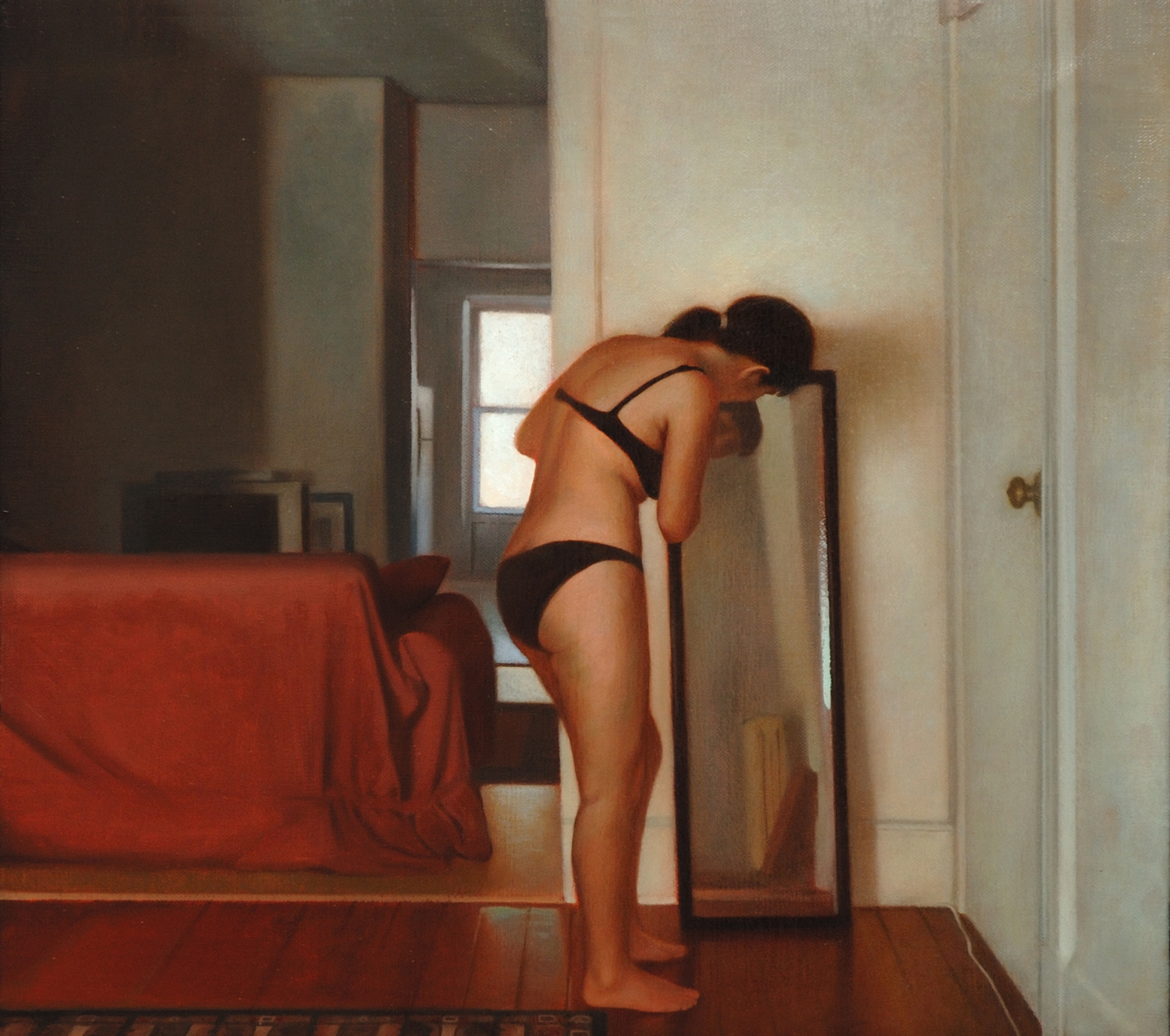   Contortion , 2007, Oil on linen, 18 x 24 inches, Private collection 