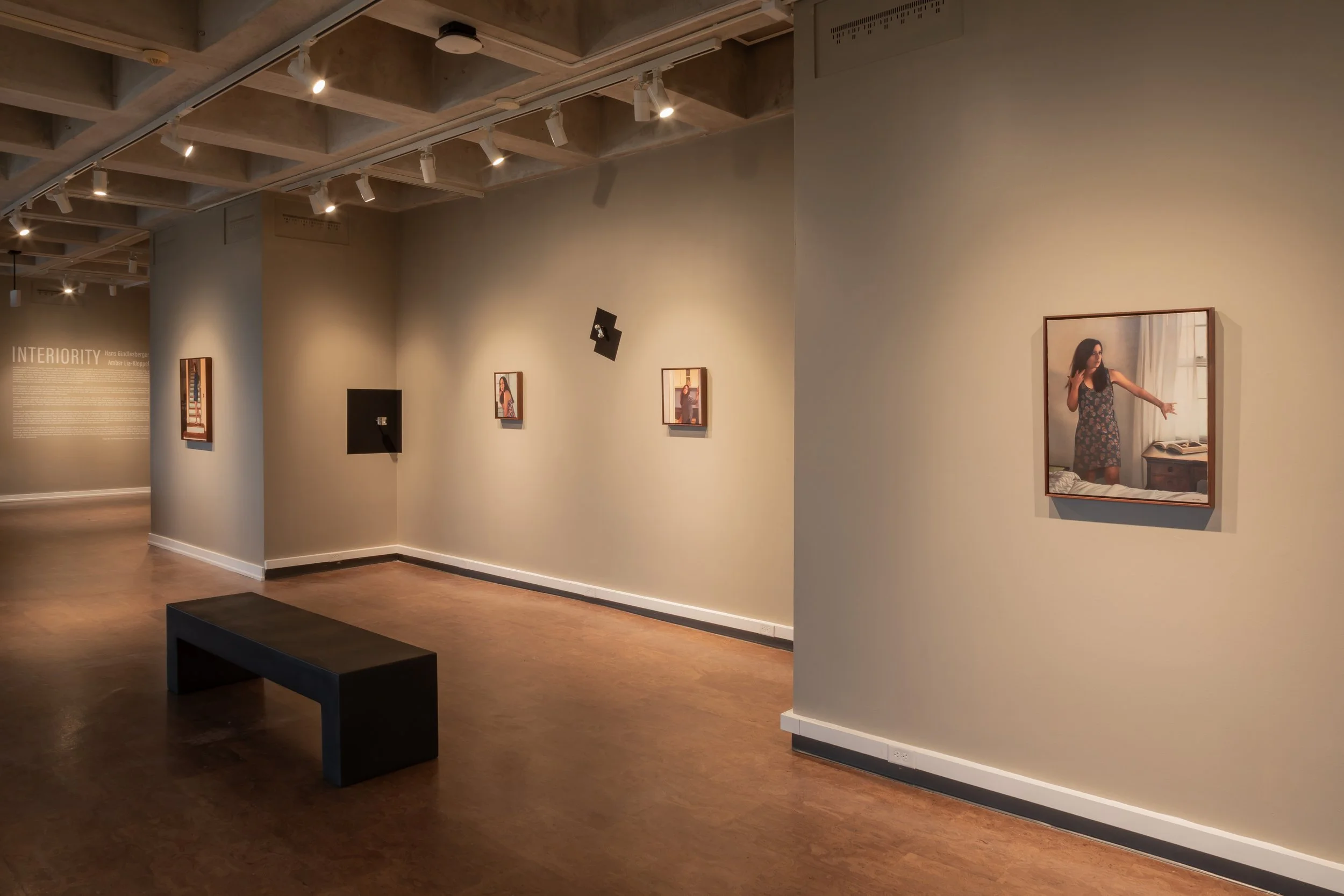 Interiority at the Handwerker Gallery on Ithaca College's campus.