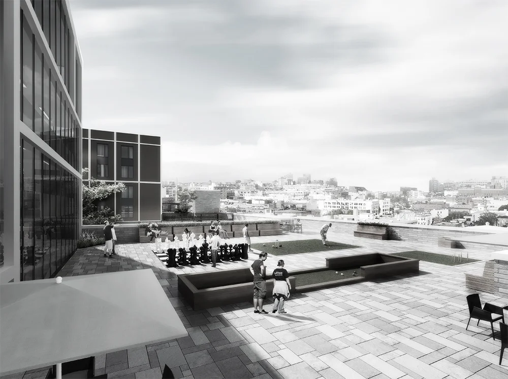 Rooftop on sixth floor