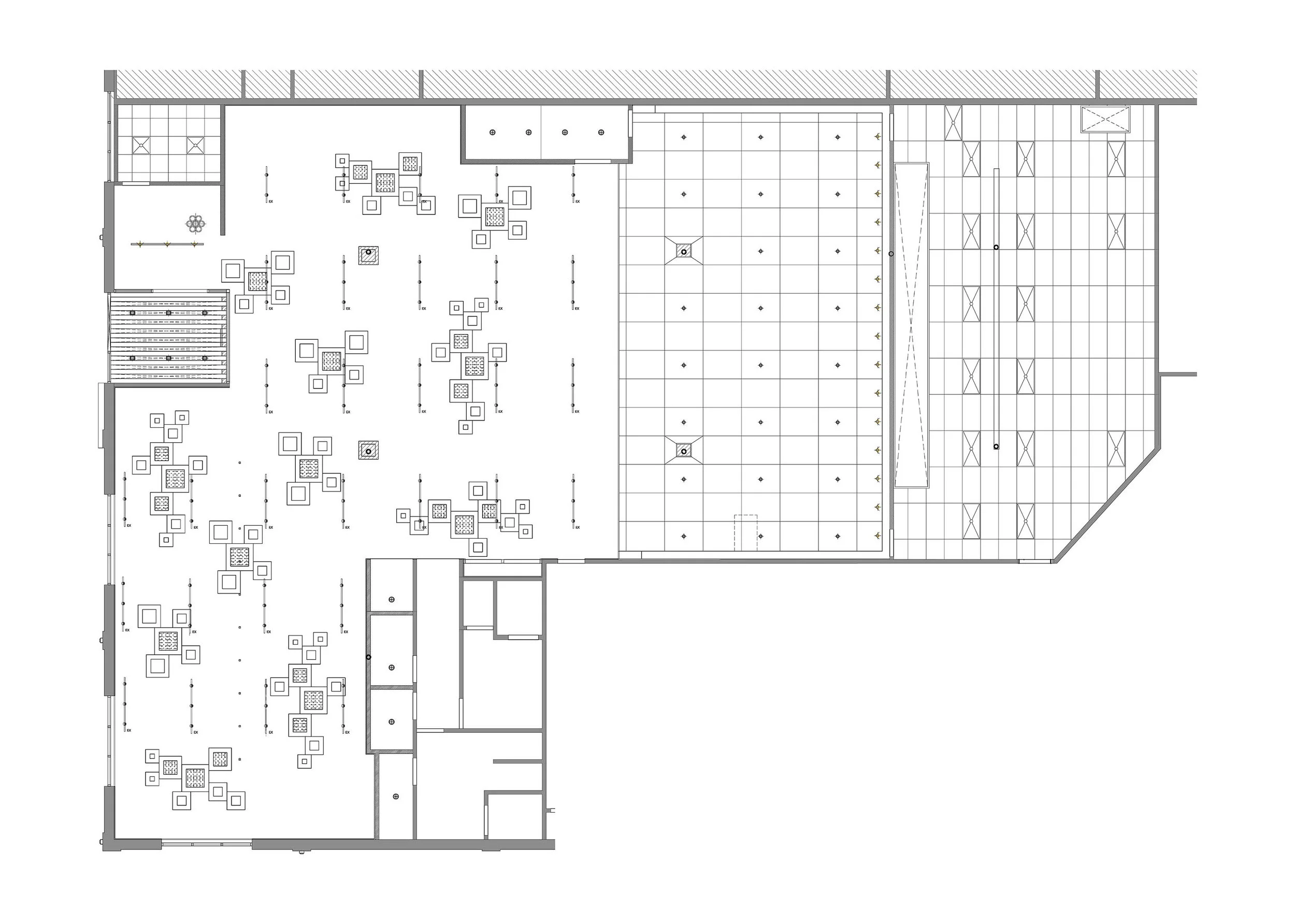 Reflected ceiling plan