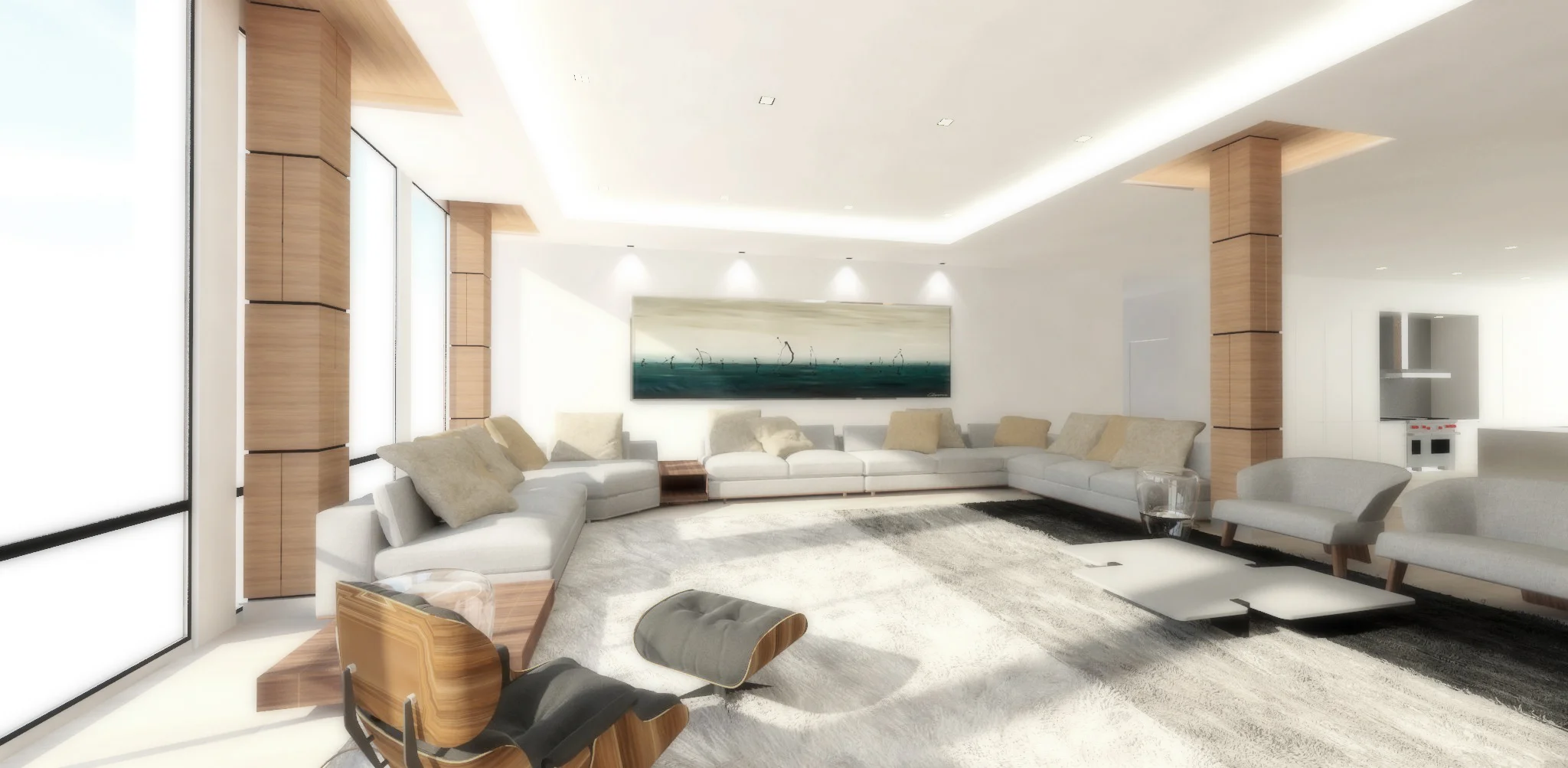 pent house: living room