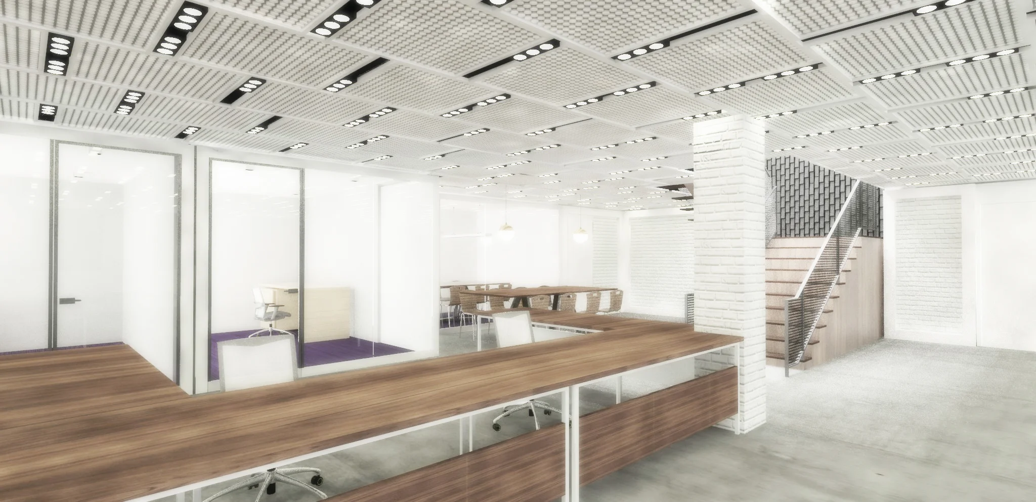 office: basement floor