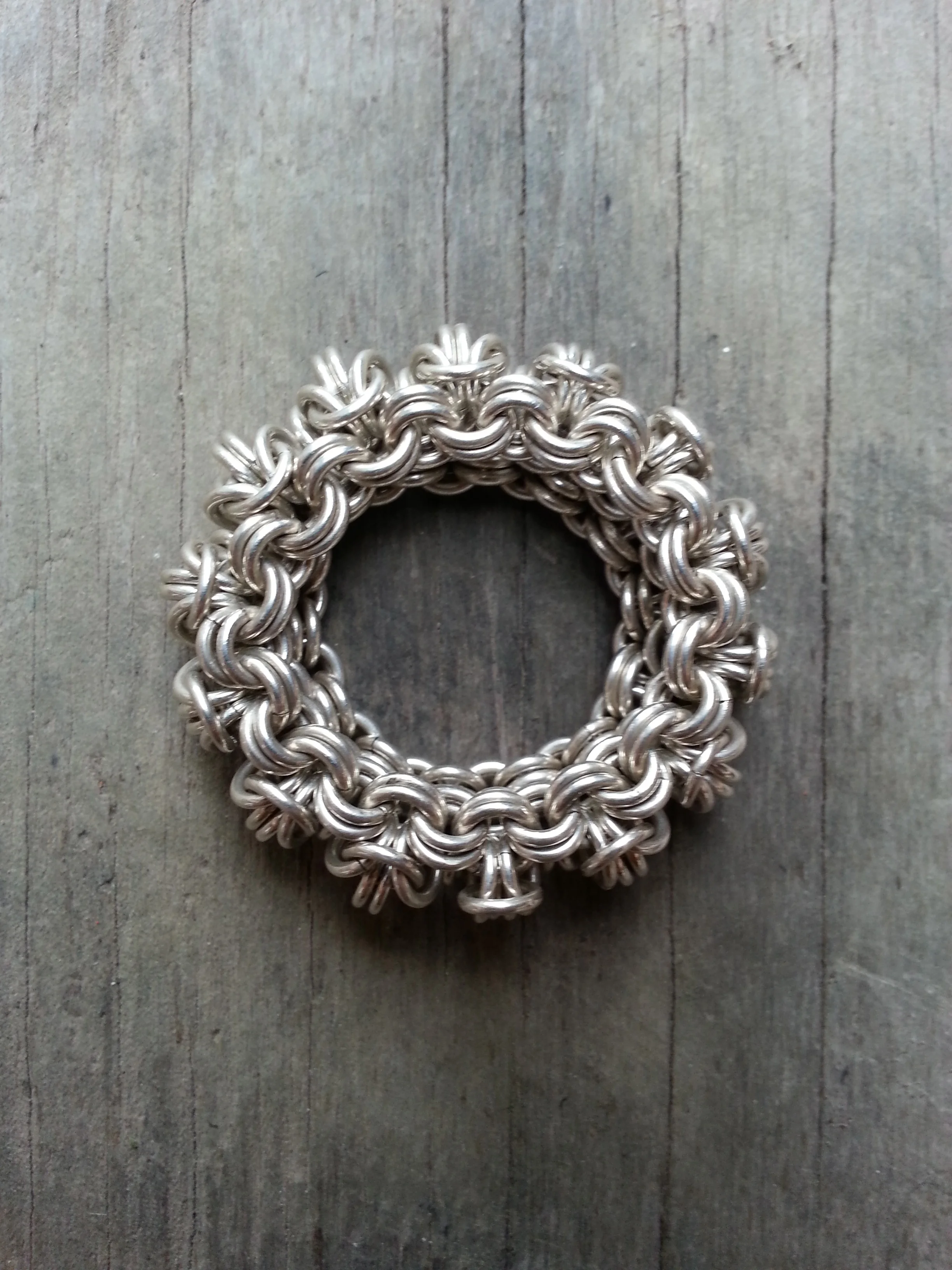 Silver Chainmaille Ring