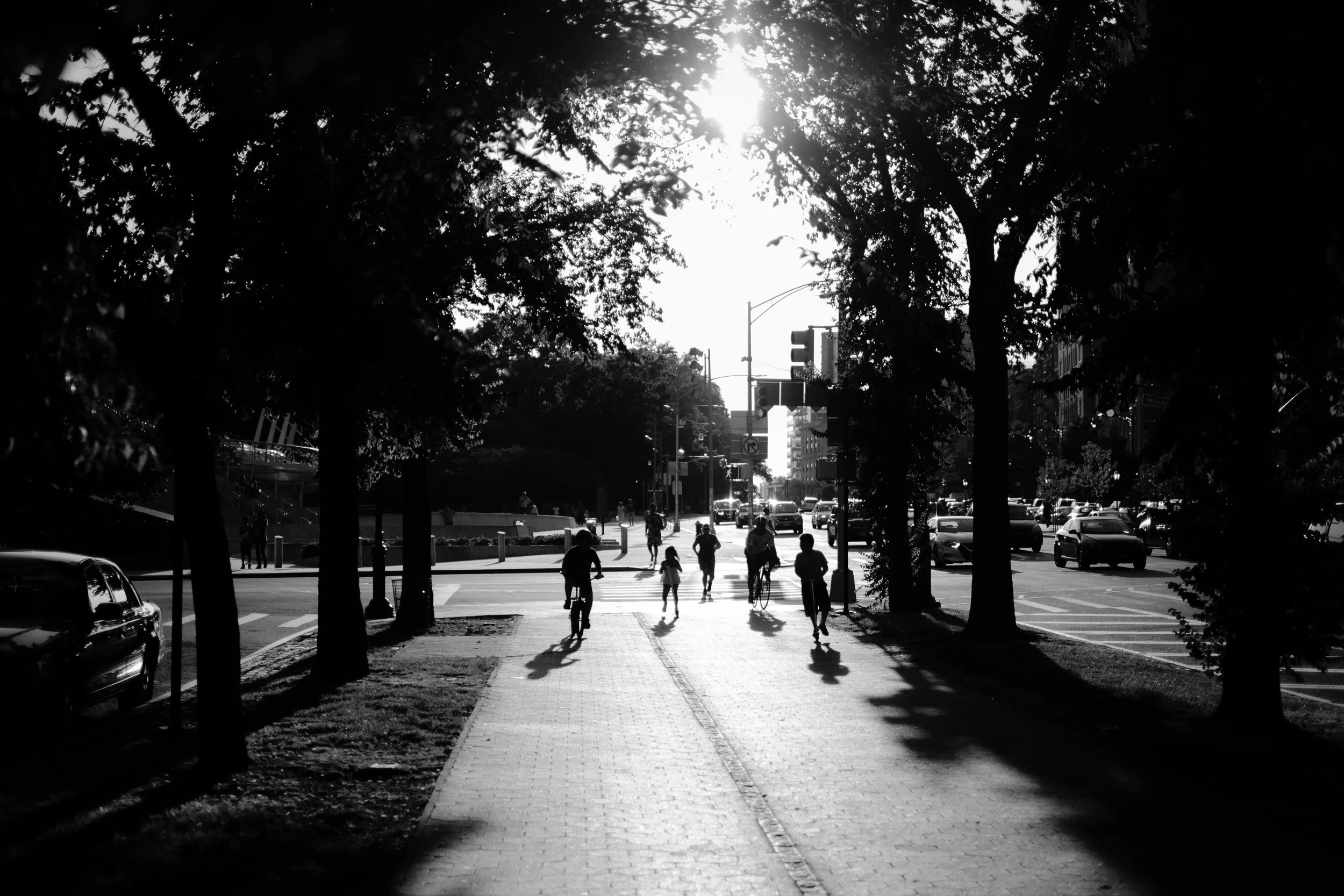 Shadows converge