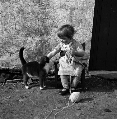 Girl With Cat 1939-46 – J. Peterson