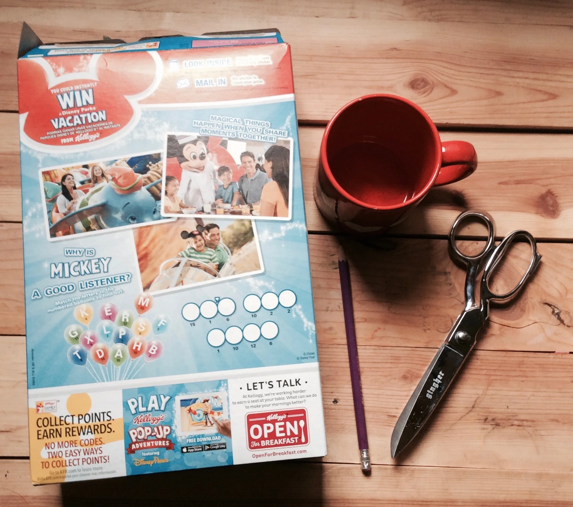 These are the things you need. Except for the yarn. And the darning needle. Oops!
