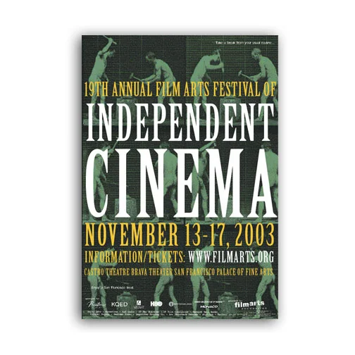 Film Arts Foundation Festival Poster