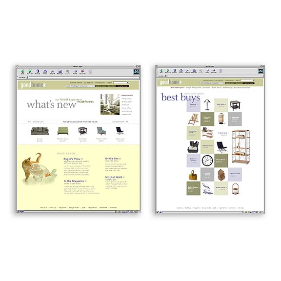 Good Home Web Page Design
