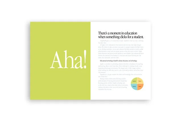 "Something Clicks" Brochure - School Audience