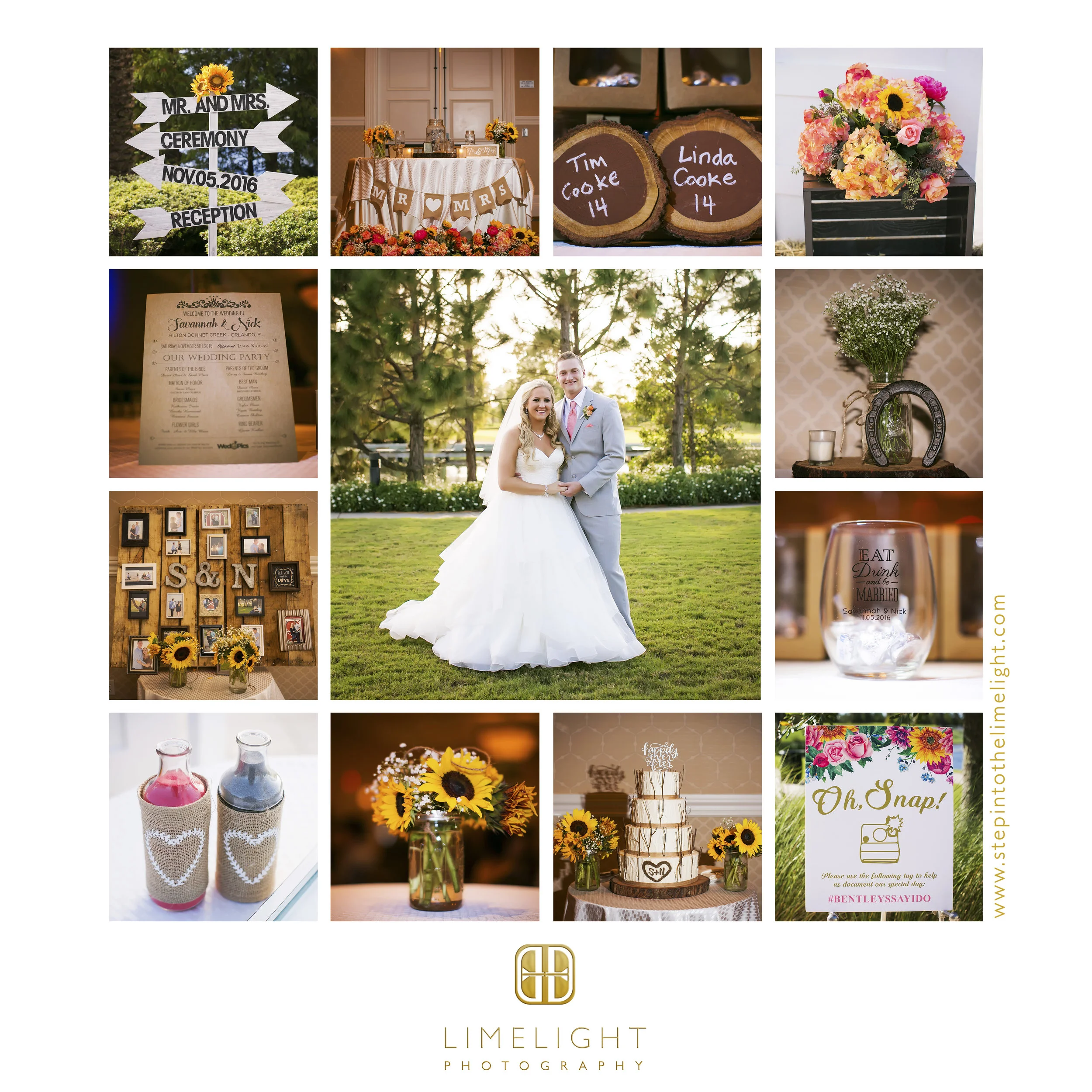 Wedding | Bride | Groom | Hilton Bonnet Creek | Orlando | Florida | Step Into The Limelight | Limelight Photography
