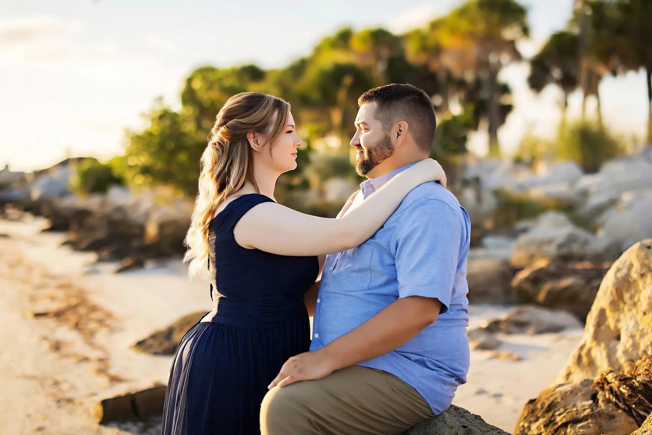 Nicole + Cooper Step Into The Limelight | Howard Park Beach | Tarpon Springs, FL