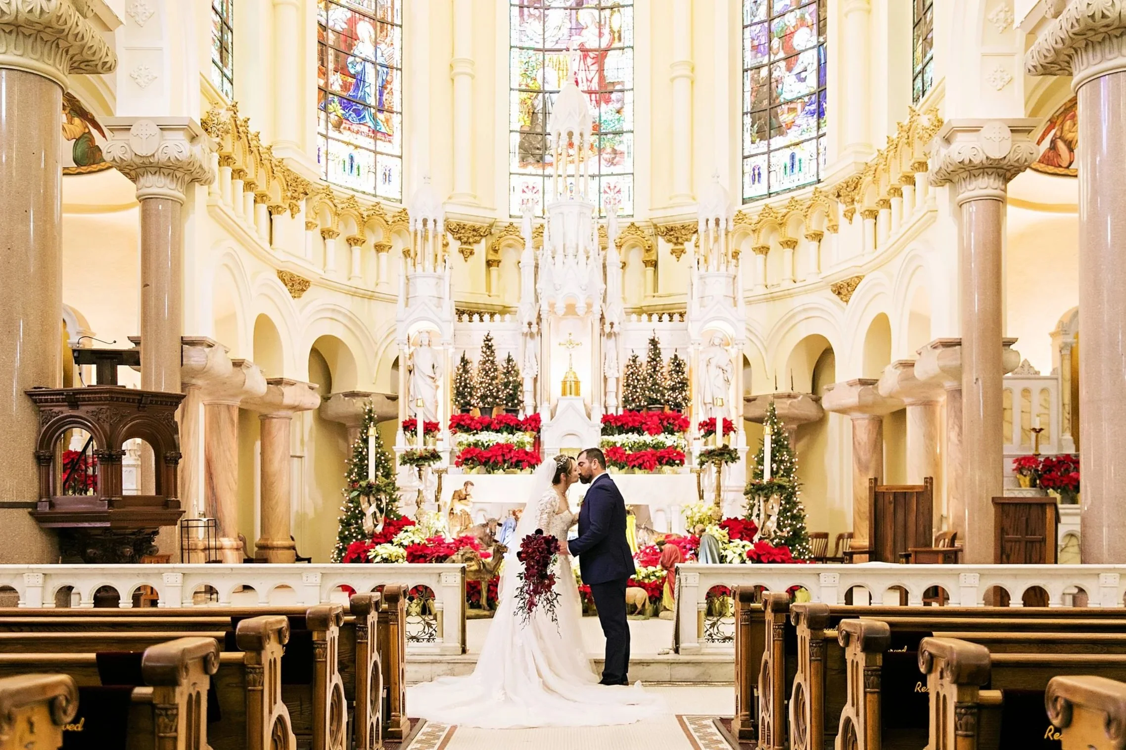 Lisa + Harry Step Into The Limelight | Sacred Heart Catholic Church + The Vault | Tampa, FL