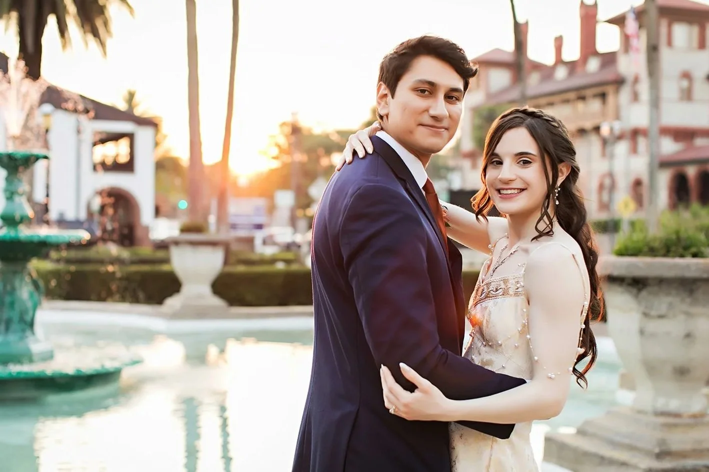 Christina + Cristian Step Into The Limelight | St. Cyprian's Episcopal Church + Casa Monica Resort &amp; Spa | St. Augustine, FL