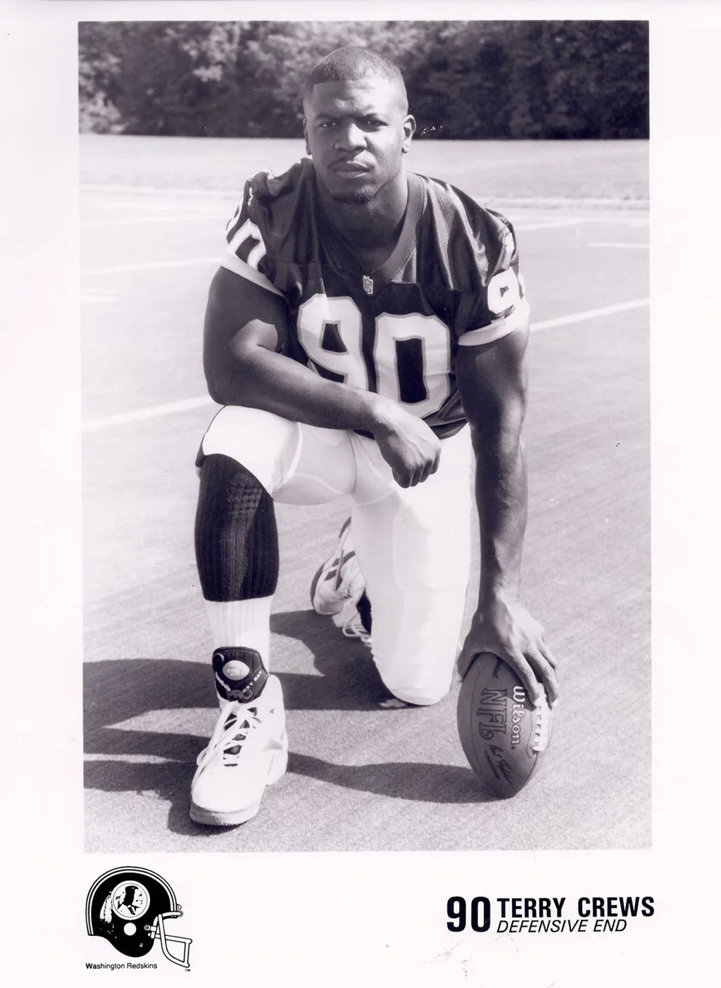 A young Terry Crews in the NFL