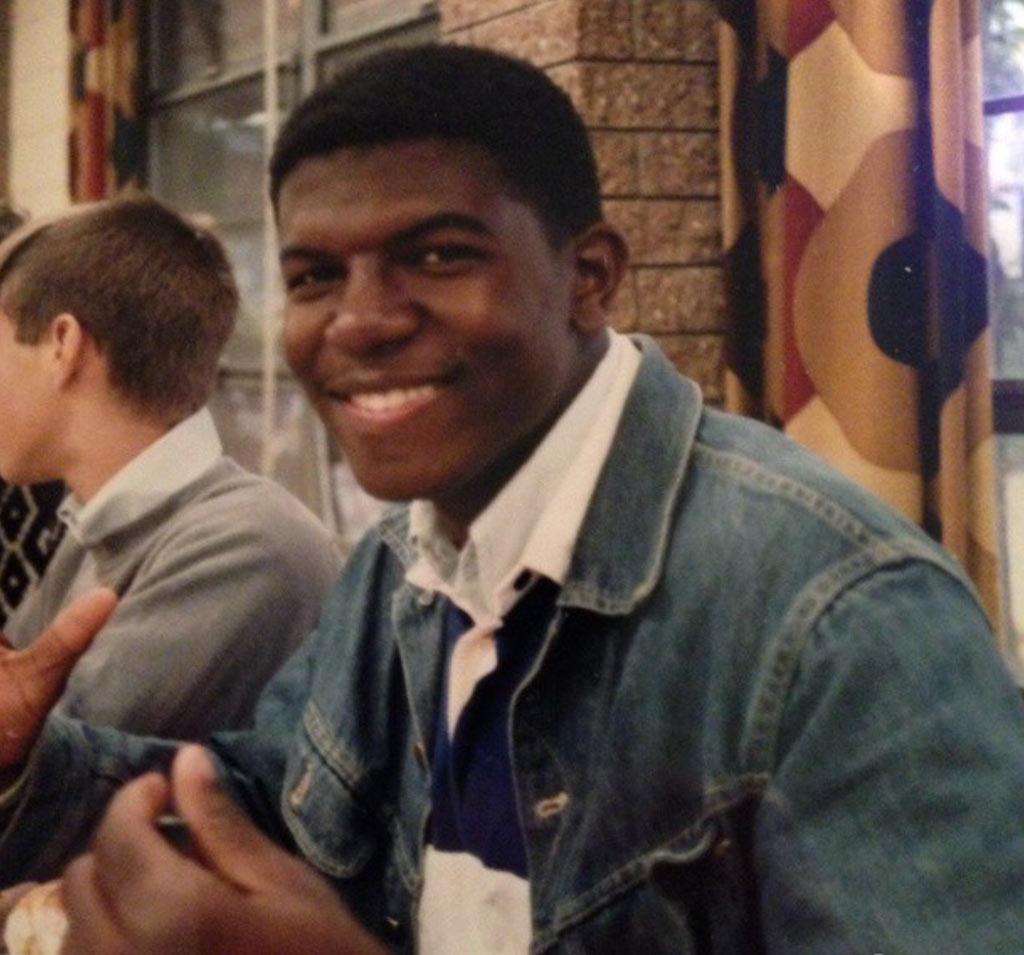 Terry at Interlochen Arts Camp in 1986. Image from Terry Crews' Instagram .