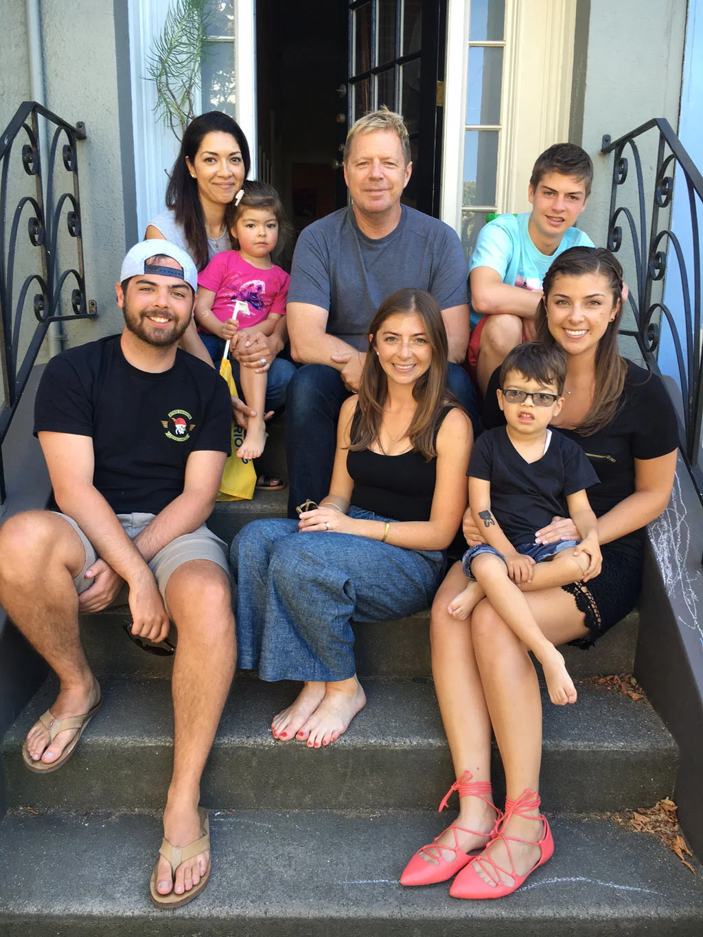 Robert with his family