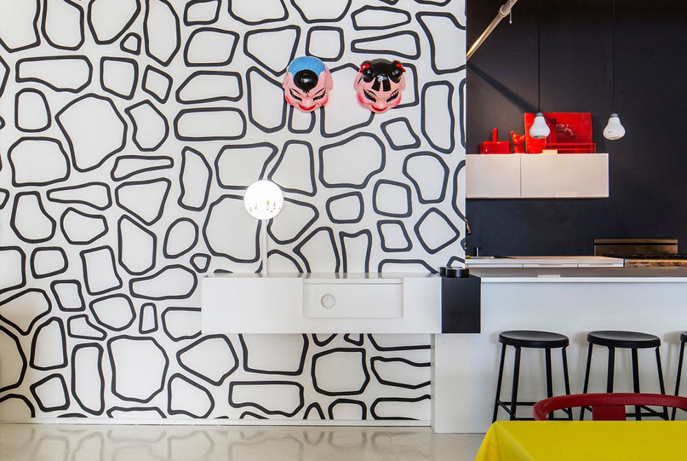 Mock Rock wallpaper designed for Flavor Paper. Photo by Jaime Viñas