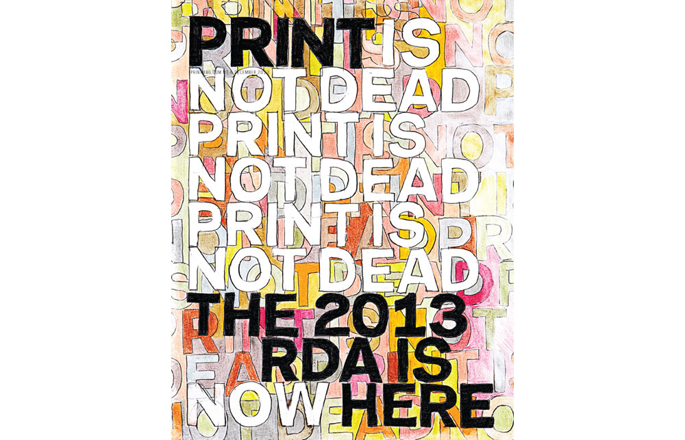 PRINT magazine cover design