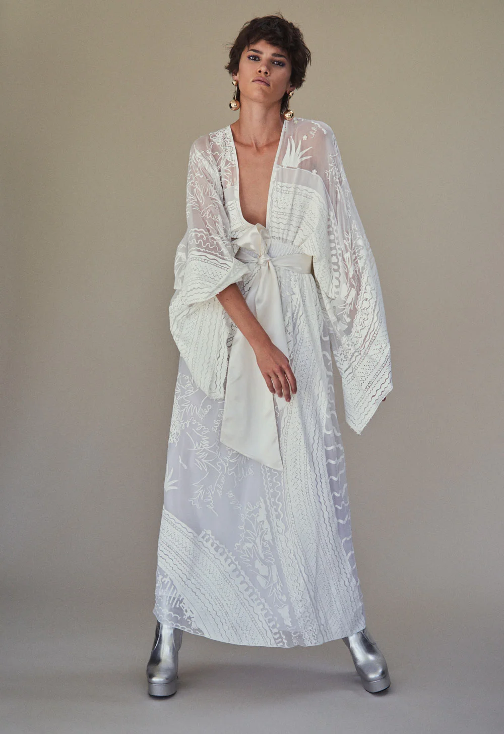 Ethereal white dress from the Archive Collection I, exclusively for matchesfashion.com.