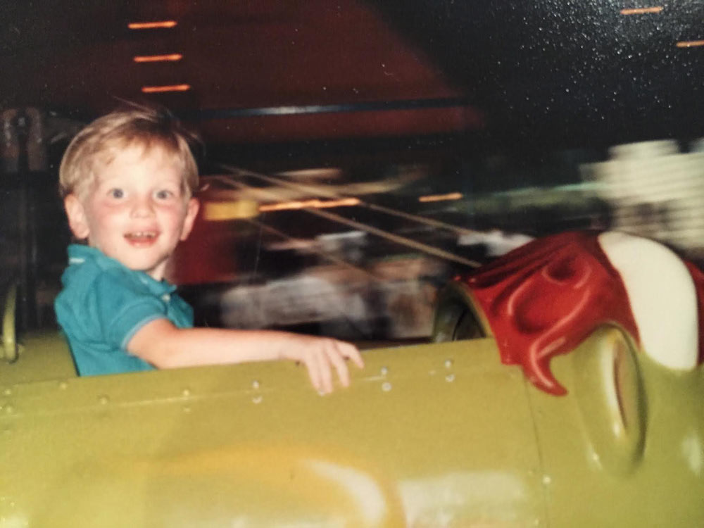 A young Joe in 1985