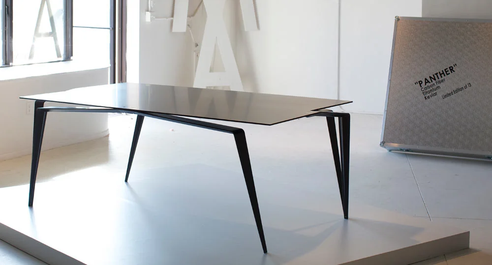 Panther dining table / Photo by Tanya Malott