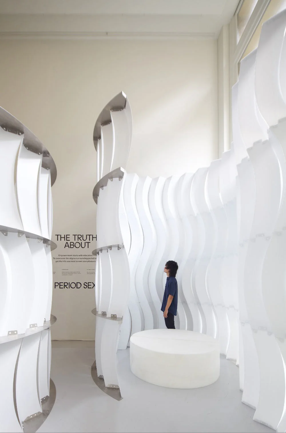 Installation for THINX. Photo: Montse Zamorano