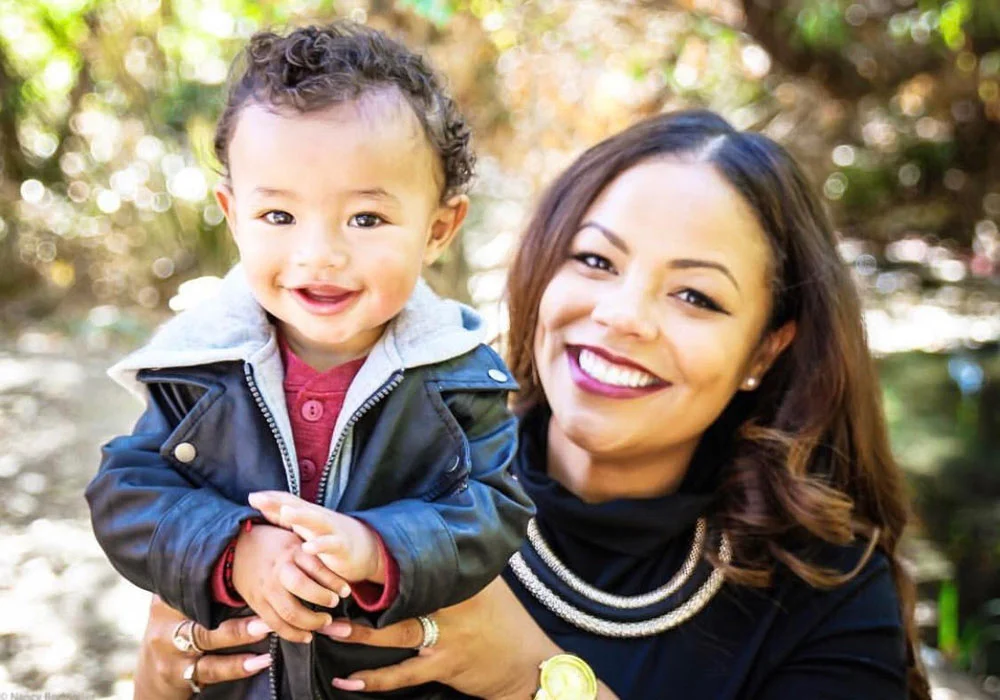 Lauren and her son Preston